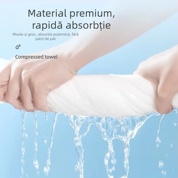 Prosoape de baie de unică folosință, îngroșate pentru călătorii, ambalate individual, din amestec Kapok, absorbție 26–30 s, pentru hoteluri și pensiuni