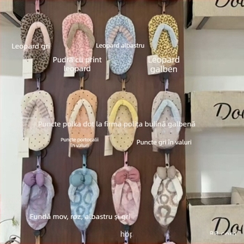 Prosop de mână pentru baie, fleece coral, îngroșat și moale, cu design de atârnare, cu cârlig