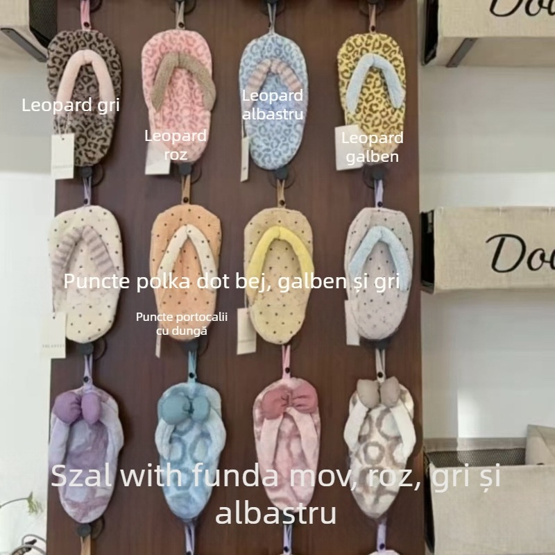 Prosop de mână pentru baie, fleece coral, îngroșat și moale, cu design de atârnare, cu cârlig