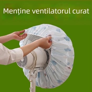 Husă de praf pentru ventilator electric (pentru podea și montat pe perete) – PVC, protecție împotriva prafului și umezelii
