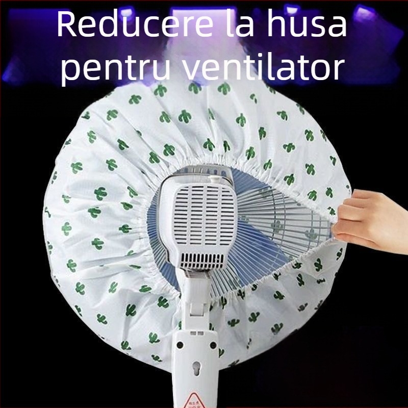 Husă de praf pentru ventilator electric (pentru podea și montat pe perete) – PVC, protecție împotriva prafului și umezelii