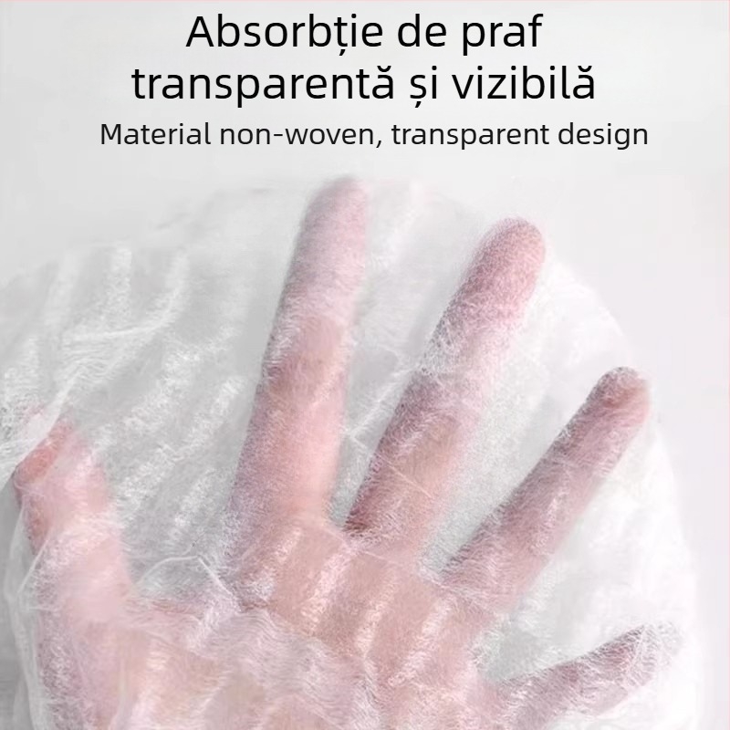 Capac de mătură de unică folosință pentru uz casnic, material textil cu husă din material nețesut, 100 buc./ambalaj, 100 ambalaje/cutie, în stoc