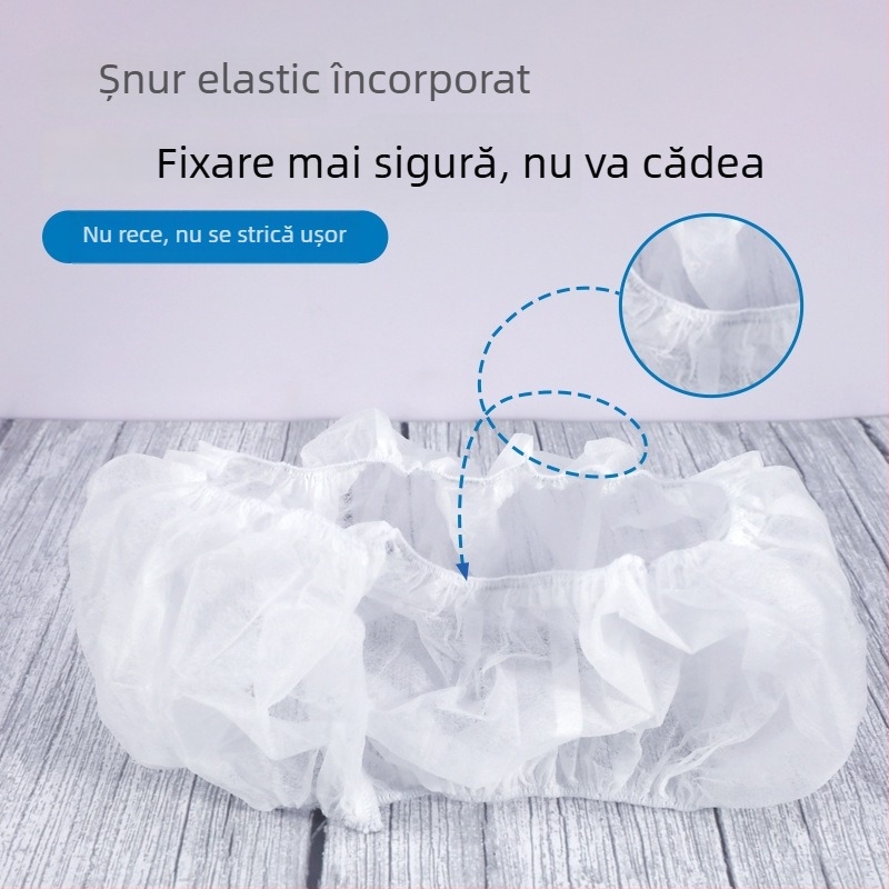 Covoraș de unică folosință pentru capacul de toaletă, ambalare individuală, universal compatibil, material textil, protecție împotriva prafului