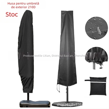 Husă pentru umbrelă de exterior, material 420D Oxford, stil modern minimalist, personalizare disponibilă