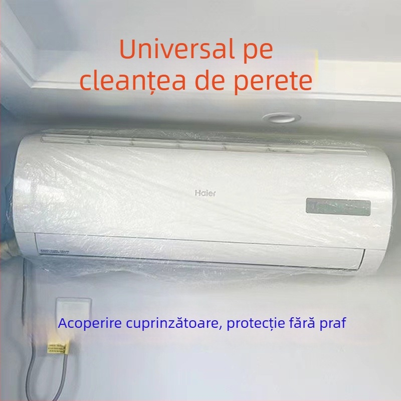 Acoperire de protecție împotriva prafului pentru aer condiționat, de unică folosință, extra mare, PE, logo tipărit, personalizabil