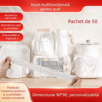 Husă de protecție împotriva prafului din PE, circulară, de unică folosință pentru electrocasnice