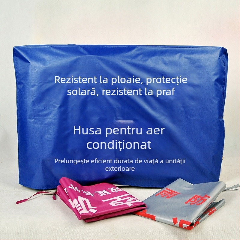 Husă pentru aer condiționat Grinch | țesătură cu strat argintiu, personalizabilă, stil modern minimalist