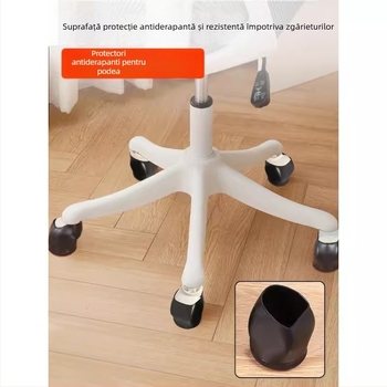 Huse pentru rolele scaunului de birou – universale, din TPR, rotunde, cu suporturi anti-derapare pentru picioarele scaunului