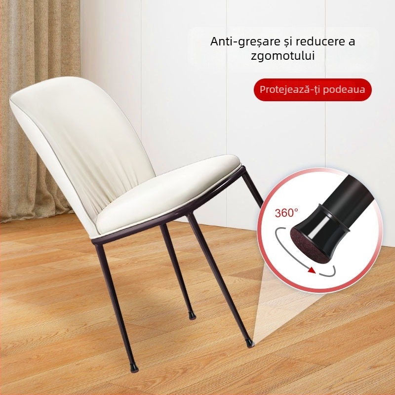 Suport circular pentru picioarele scaunului din TPE – îngroșat, anti-alunecare, reducere a zgomotului, protecție pentru picioarele mobilierului, stil modern minimalist