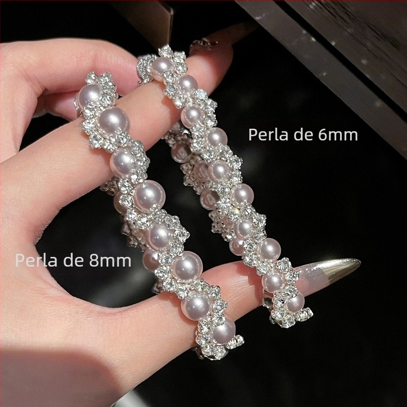 Brățară pentru femei cu mărgele, materiale mixte, stil coreean