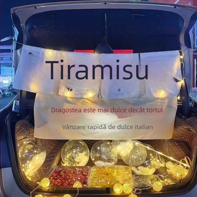 Tapiserie pentru stand - țesătură manuală din in, model desen animat, stil Chinez Nou