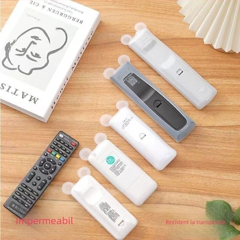Husă din silicon pentru telecomandă, cu design ursuleț drăguț, husă universală de protecție pentru decodor TV și aer condiționat, protecție împotriva prafului