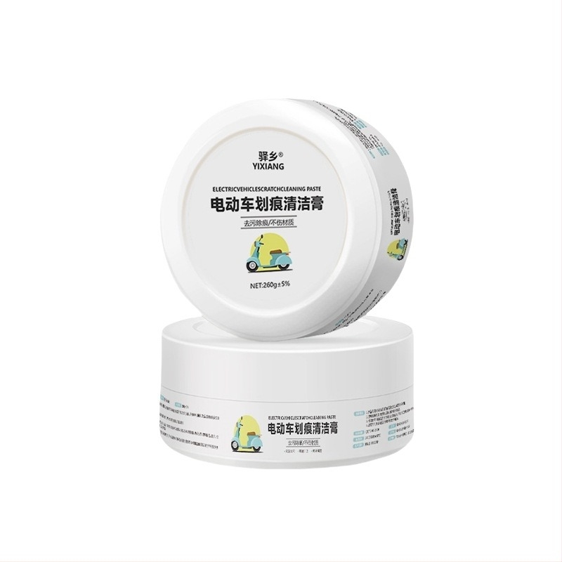 Pastă de curățare multifuncțională pentru vehicule electrice și motociclete; elimină zgârieturile și restaurează suprafața din plastic. Brand: Yixiang; Țară de origine: Guangdong; Ambalare: 50 buc.; Efecte: decontaminare profundă și sigură.