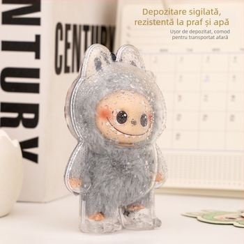 Independent Labubu 4.0 husă protecție praf pentru păpușă, material PC, imprimare logo, procesare personalizată, BG0014