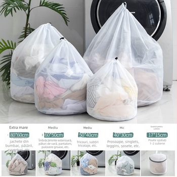 Geantă de spălat pentru mașina de spălat – Geantă de protecție din plasă pentru uscare delicată și șosete; Stil modern simplu; Material: Altul; Brand: Altul; Lansare: 2025