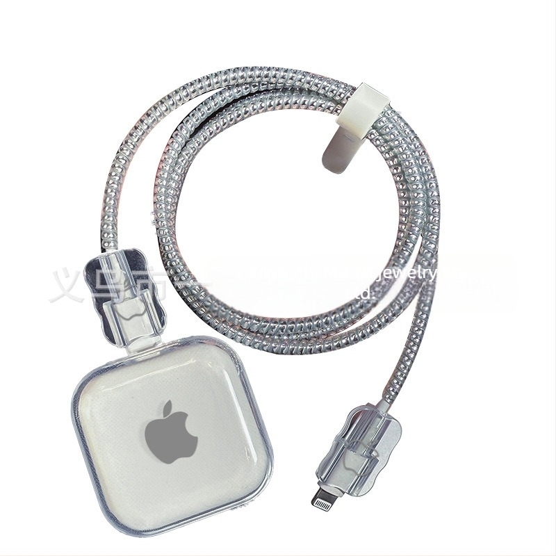 Carcasă de protecție pentru cablu de date, protecție anti-frângere, material PC, tambur pentru cablu, design simplu