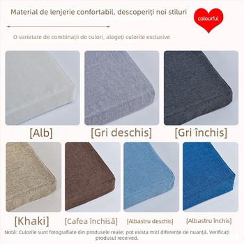 Main Coffee Pernă de umplere a spațiului dintre pat și perete pentru patul copilului, husă din in, umplutură din burete, design modern