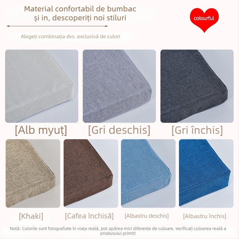 Main Coffee Pernă de umplere a spațiului dintre pat și perete pentru patul copilului, husă din in, umplutură din burete, design modern