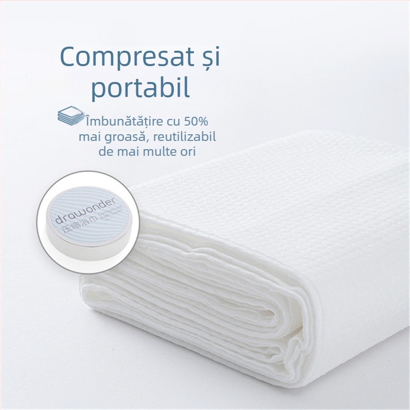 Prosop de baie de unică folosință, 100% fibre vegetale, ambalaj individual, țesătură cu țesut simplu, absorbție 0–5 s, procesare personalizată disponibilă, etichetă privată disponibilă