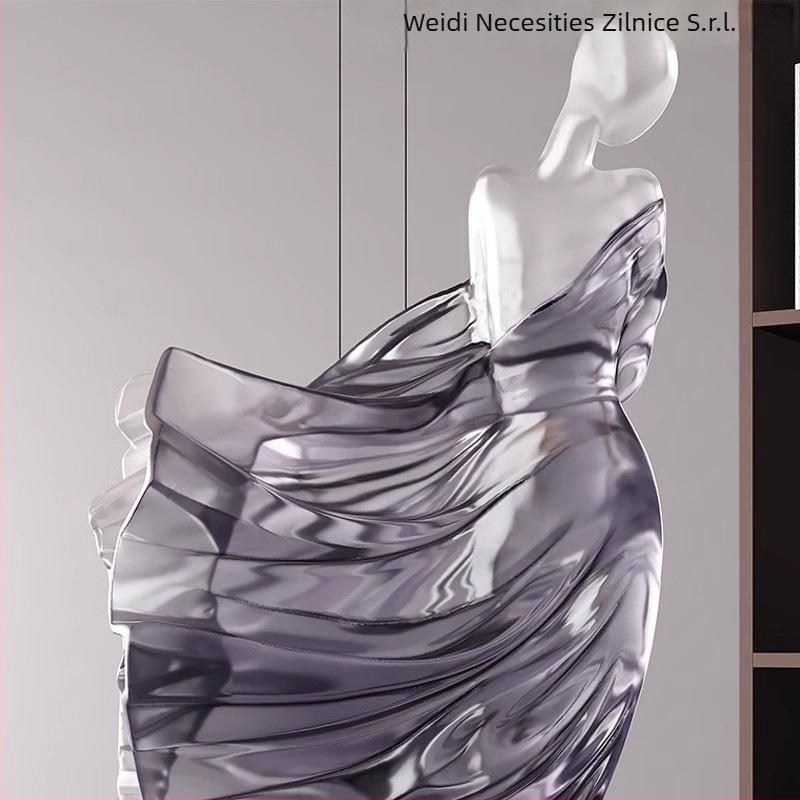 Statuetă abstractă din rășină – decor minimalist modern pentru living; Material: rășină; Brand: Weidi Daily Necessities Co., Ltd; Stil: simplu și modern