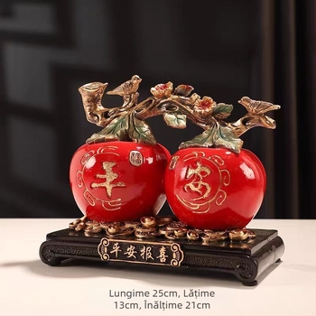 Ornament din rășină în stil chinezesc nou, pentru sufragerie — decor, cadou ideal pentru casa nouă