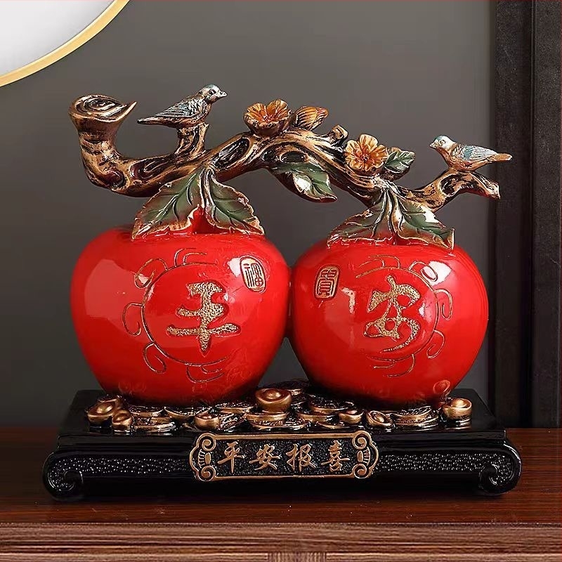 Ornament din rășină în stil chinezesc nou, pentru sufragerie — decor, cadou ideal pentru casa nouă