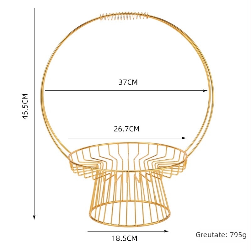Coș de fructe– farfurie (personalizare disponibilă, imprimare logo, marcă privată autorizată, stil simplitate chineză)