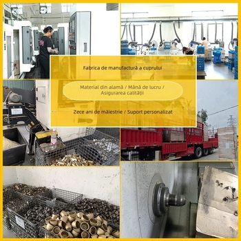 Scrumieră din alamă îngroșată, decor de birou în stil chinezesc