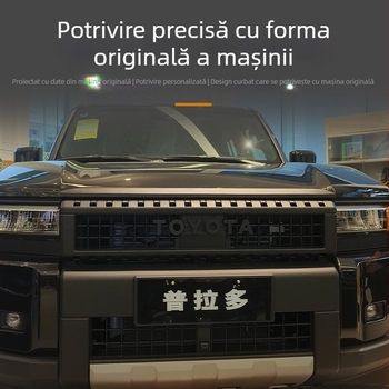 Sticker cu litere pentru emblema grilei frontale Toyota Prado LC250 – ABS, Brand Wanjuan, Compatibil Toyota Prado LC250, Protecție decorativă