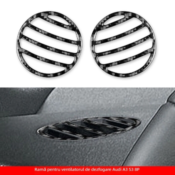 Ramă de decor a gurii de aer pentru dezaburire Audi A3 S3 8P 06-07, model 06076q, marcă Xin jinlong