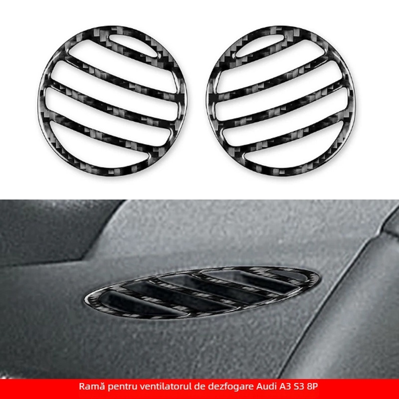 Ramă de decor a gurii de aer pentru dezaburire Audi A3 S3 8P 06-07, model 06076q, marcă Xin jinlong