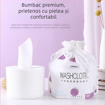 Cotton House Prosop de față de unică folosință — Microfibră, Țesătură simplă, Fără personalizare