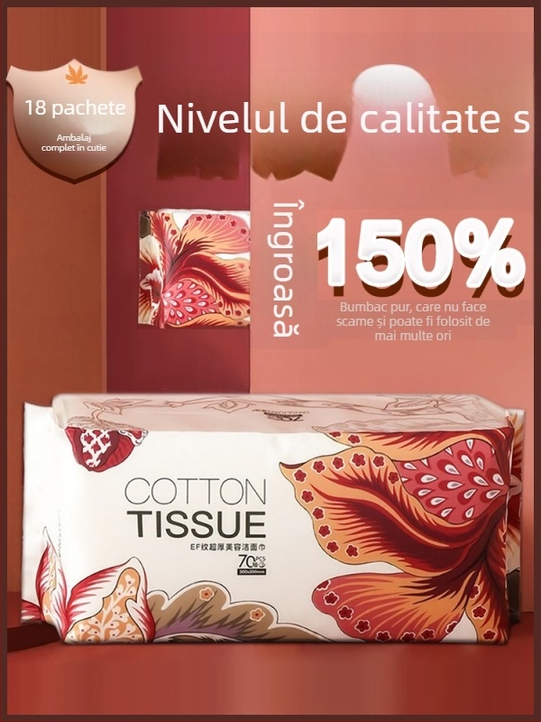 Prosop de față de unică folosință, din fibră ultrafină, model EF, țesătură simplă — The Queen