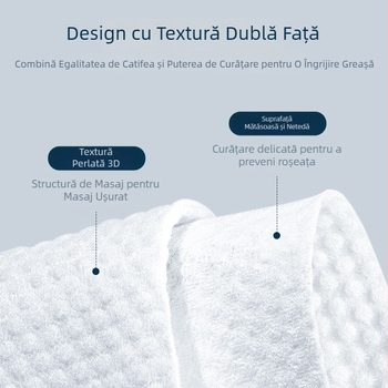 Prosop de curățare facial de unică folosință, cu model perlat îngroșat, din fibră de celuloză regenerată, Brand Grace/Jie Liya, Proces de producție: Altul