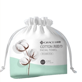 Prosop de curățare facial de unică folosință, cu model perlat îngroșat, din fibră de celuloză regenerată, Brand Grace/Jie Liya, Proces de producție: Altul