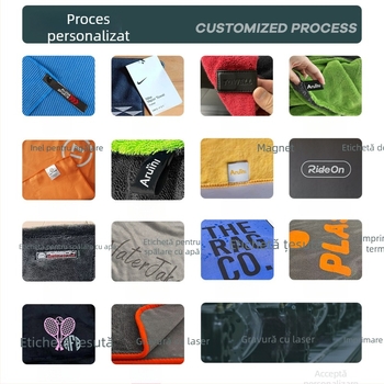 Prosop de sport din microfibră cu efect de răcire la umezeală, logo personalizabil, uscare rapidă, gsm 200–400