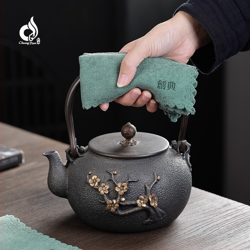 Prosop de ceai - Chenille pentru curățarea ceainicelor și a seturilor de ceai