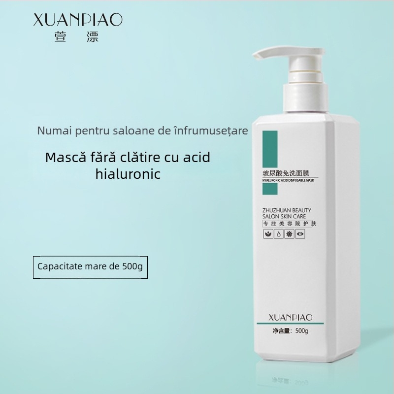 Mască cu acid hialuronic fără clătire – hidratare nocturnă, hidratare și netezirea porilor, bază-filă de acoperire, formulă cremă-gel (Brand Xuan Piao; Hidratant)