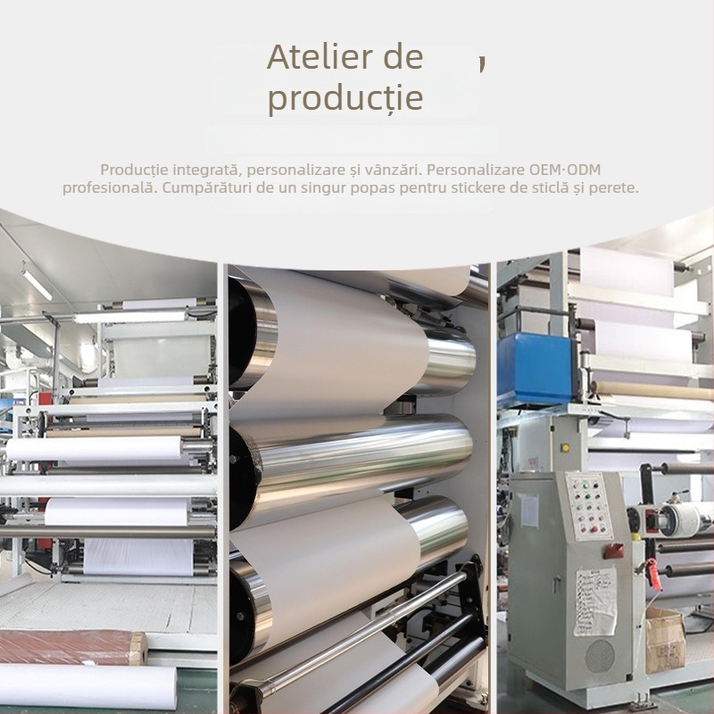 Fanfei Film PVC pentru intimitatea sticlei – electrostatic, fără adeziv, model cu dungi, stil modern pentru ferestrele din baie