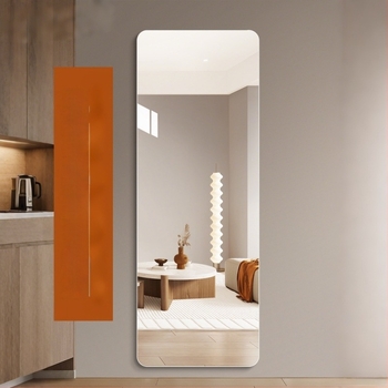 Senfu oglindă fără ramă pentru întreaga înălțime, stil modern, realizată conform desenelor