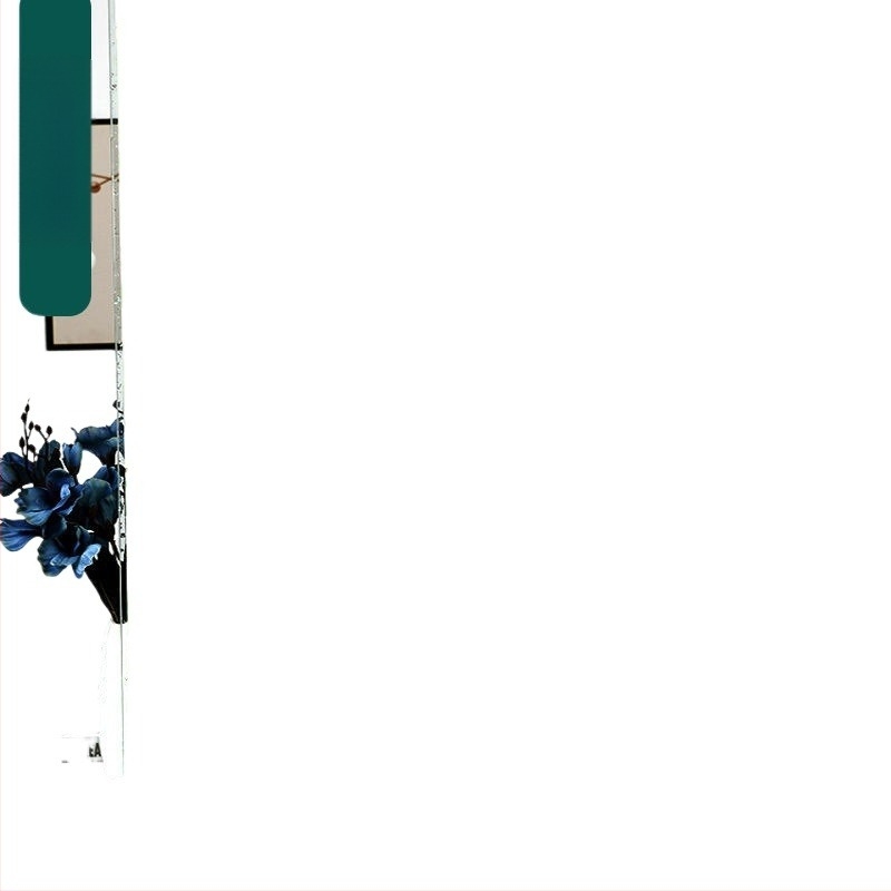 Folie de ferestre din PVC, autoadezivă, mată cu model plante, stil simplu și modern, 1 bucată