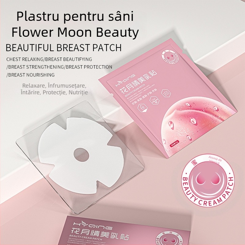 HYQING Patch pentru bust – Patch cu colagen, îngrijire a sânilor, hidratare, parfum fructat, set de îngrijire corp