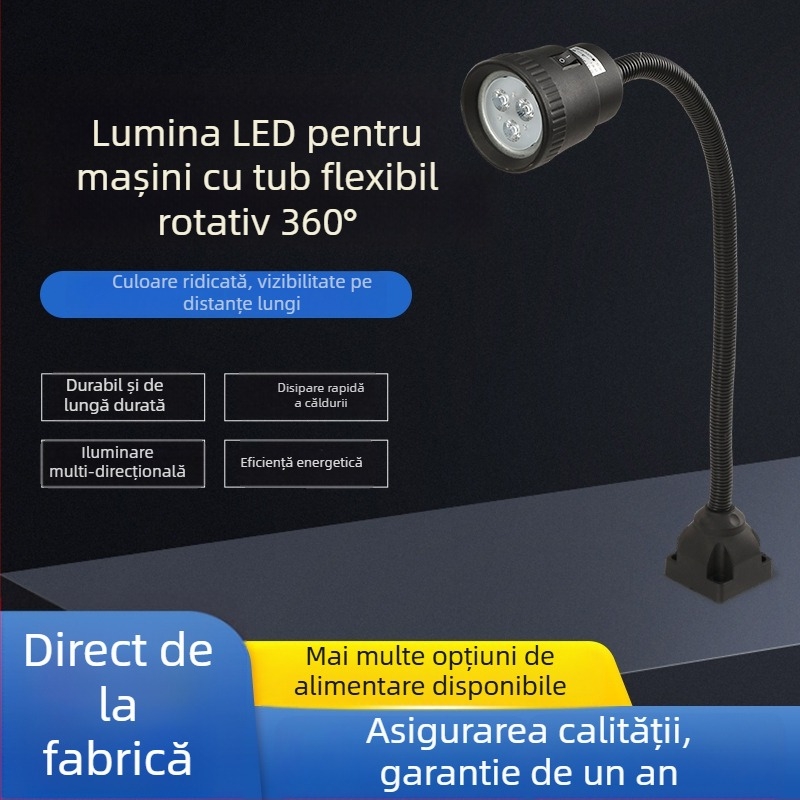 Lampă LED de lucru pentru unelte mecanice - Unique, 220V, Model 1, Compatibil cu 1 model