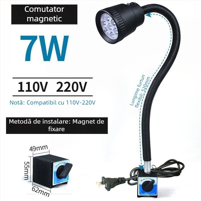 Lampă LED de lucru pentru unelte mecanice - Unique, 220V, Model 1, Compatibil cu 1 model