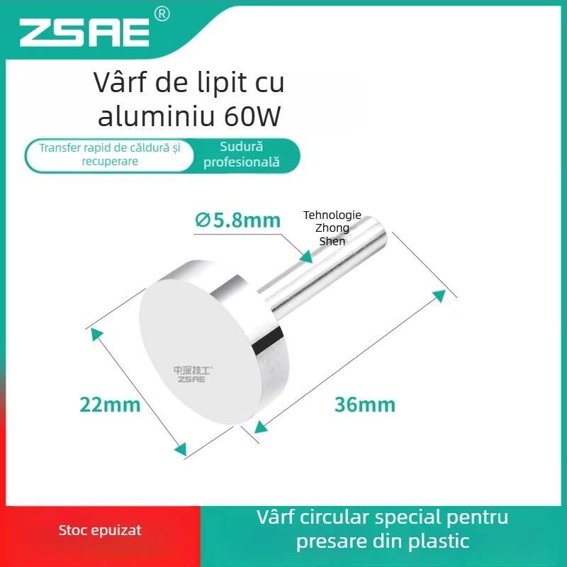 Unealtă de lipit pentru reparații – 220V, 40W/60W, aluminiu, încălzire externă
