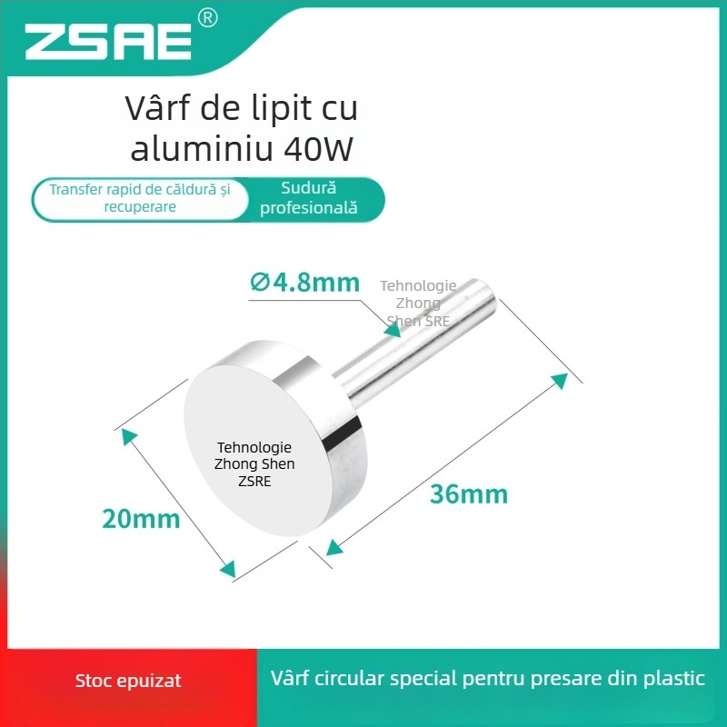Unealtă de lipit pentru reparații – 220V, 40W/60W, aluminiu, încălzire externă
