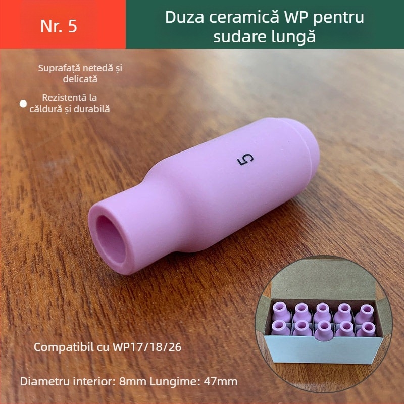 Houghty One duză ceramică pentru sudură cu arc Argon – duză porțelan pentru pistol de sudură