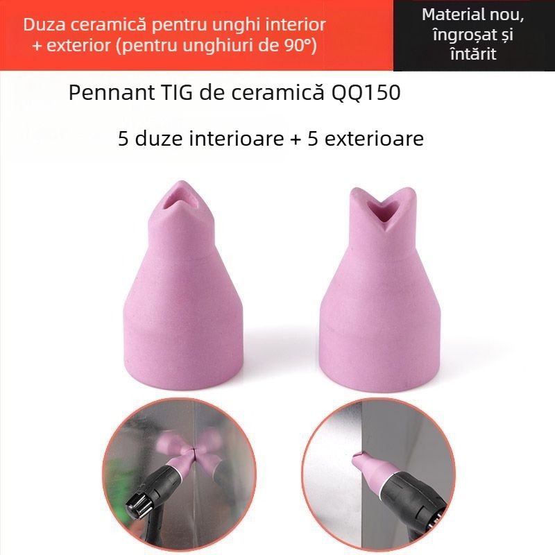 Houghty One duză ceramică pentru sudură cu arc Argon – duză porțelan pentru pistol de sudură