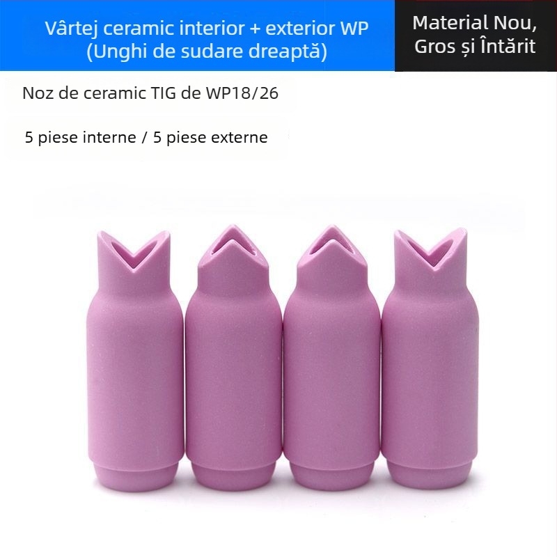 Houghty One duză ceramică pentru sudură cu arc Argon – duză porțelan pentru pistol de sudură