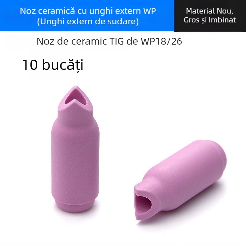Houghty One duză ceramică pentru sudură cu arc Argon – duză porțelan pentru pistol de sudură